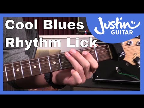 This must know E Blues Rhythm Lick will help you expand on an easy blues!