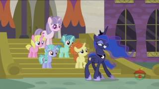 Princess Luna smiling for a whole day