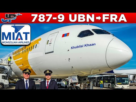 MIAT Mongolian 787-9 Cockpit from Ulaanbaatar🇲🇳 to Frankfurt🇩🇪