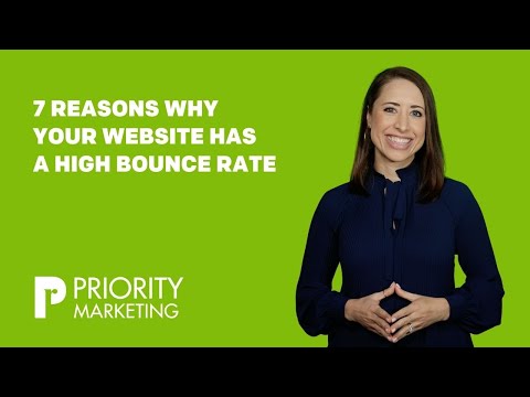 7 Reasons Why Your Website Has a High Bounce Rate │ #FAQFriday
