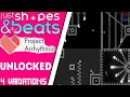 Unlocked by Plesco - 4 Variations | Just Shapes and Beats & Project Arrhythmia