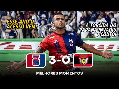 PARANÁ 3 X 0 APUCARANA | MELHORES MOMENTOS | PARANAENSE SÉRIE B 2024