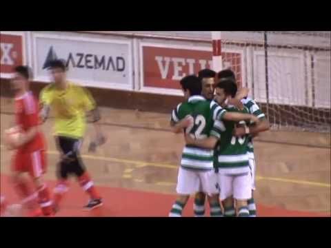 15/16 Golos 1ºJogo Meia-Final - Campeonato Nacional Sub20 - S.L.B 3 vs SCP 4