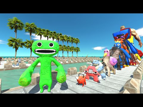 Jumbo Josh vs Armored Titan COCONUT DEATH RUN - Animal Revolt Battle Simulator