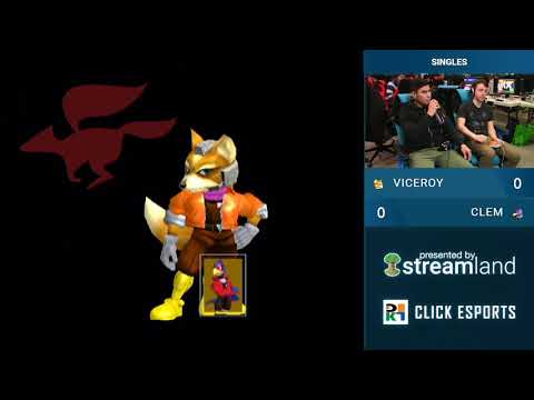 Melee Mondays at Click #26 — Singles — Viceroy vs Clem