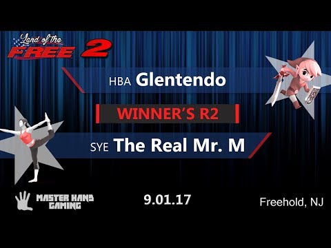 Land of the Free 2 - SYE | The Real Mr. M (Wii Fit) vs. HBA | Glentendo (Toon Link) - Winner's R2