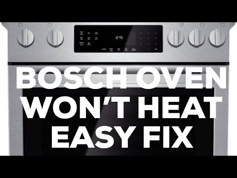 ✨ BOSCH OVEN WON’T HEAT - EASY FIX!! ✨