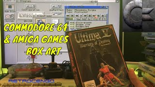 Commodore 64 and Amiga games Box Art
