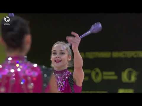 Azerbaijan - 2020 European bronze medallists, 3 hoops 2 pairs of clubs