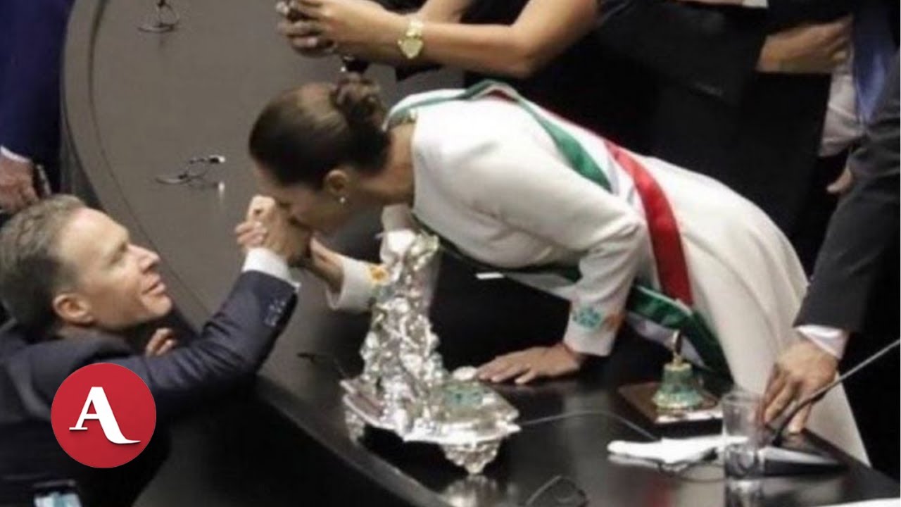 Sheinbaum explica beso en la mano a Manuel Velasco