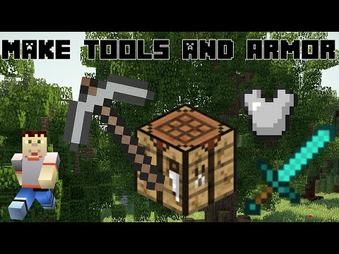 RGA Gaming - How to Make Tools and Armor in Minecraft