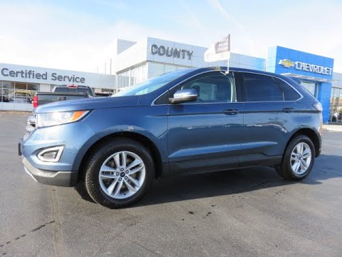 2018 Ford Edge SEL AWD Lightning Blue