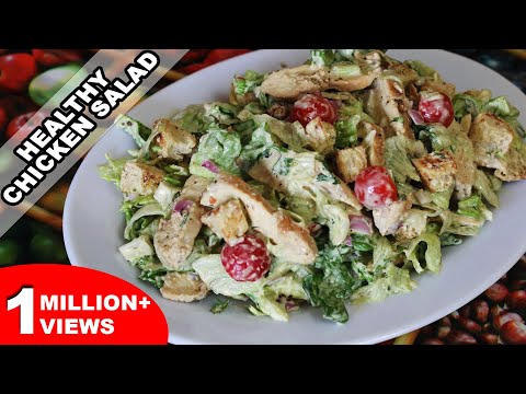 Easy Chicken Salad Recipe | Quick and Healthy Home-made Recipe | Kanak's Kitchen [HD]