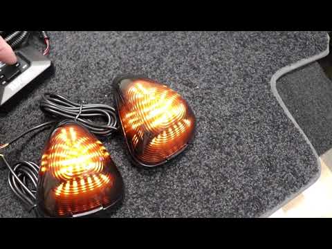 RECON 264143BKS Ford 99-16 Smoked-Amber/White Cab Light Strobe LED Kit #Recon  #Automotive