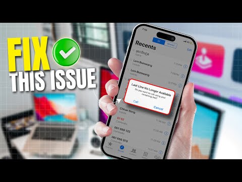 How to Fix the Last Line No Longer Available Error on iPhone in iOS 18 | iPhone Call Problem
