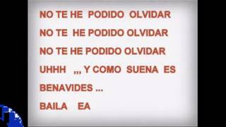 MI  EX ... BENAVIDES  ,,LETRA KARAOKE