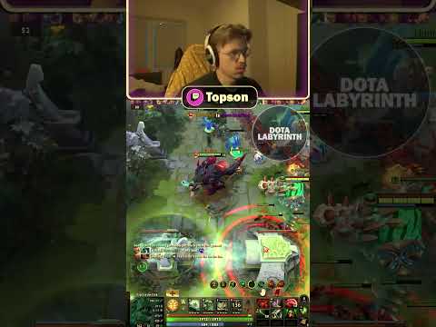 Beautiful Combo with Topson on Tidehunter in Dota 2 #dota2 #gaming #outplay