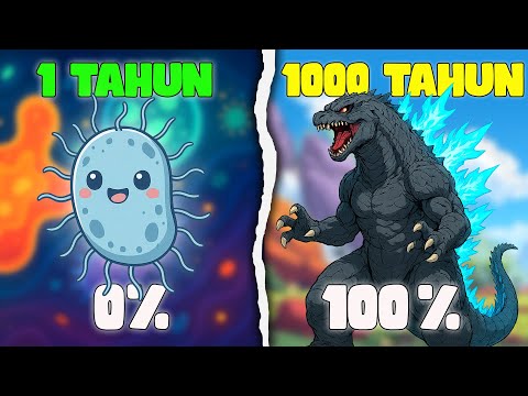 I Made Bacteria Evolve Into Godzilla Over 1000 Years In Spore