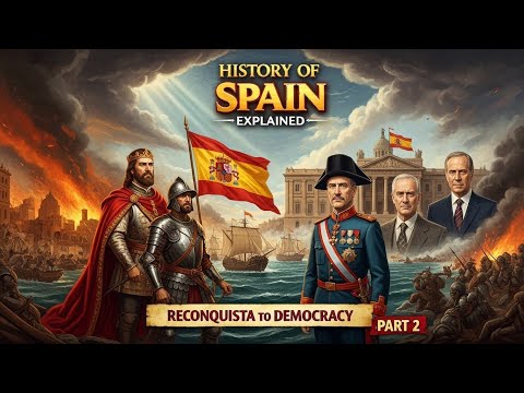 Fall of Empires & Rise of Modern Spain | Reconquista to Democracy (Part 2)