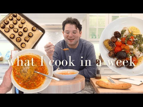Everything I Cooked in a Week | Easy Weeknight Dinners & Getting Back to Routine