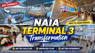 BIG TRANSFORMATION OF NAIA TERMINAL 3! TULOY ANG RENOVATIONS!