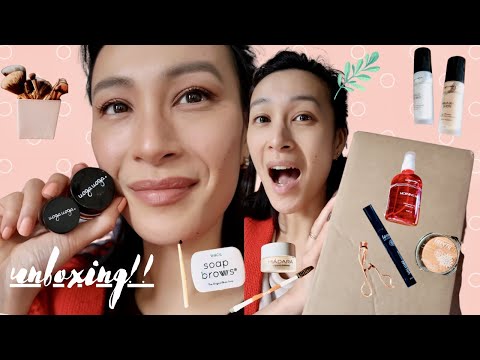UNBOXING: SIMPLE EVERYDAY LOOK with UOGA UOGA NATURAL COSMETICS + MADARA BROW POMADE & WBCO SOAPBROW