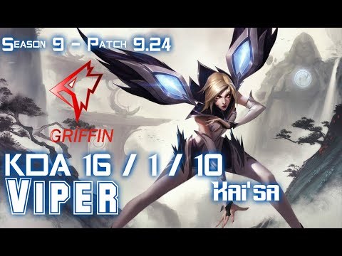GRF Viper KAI'SA vs SENNA ADC - Patch 9.24 KR Ranked