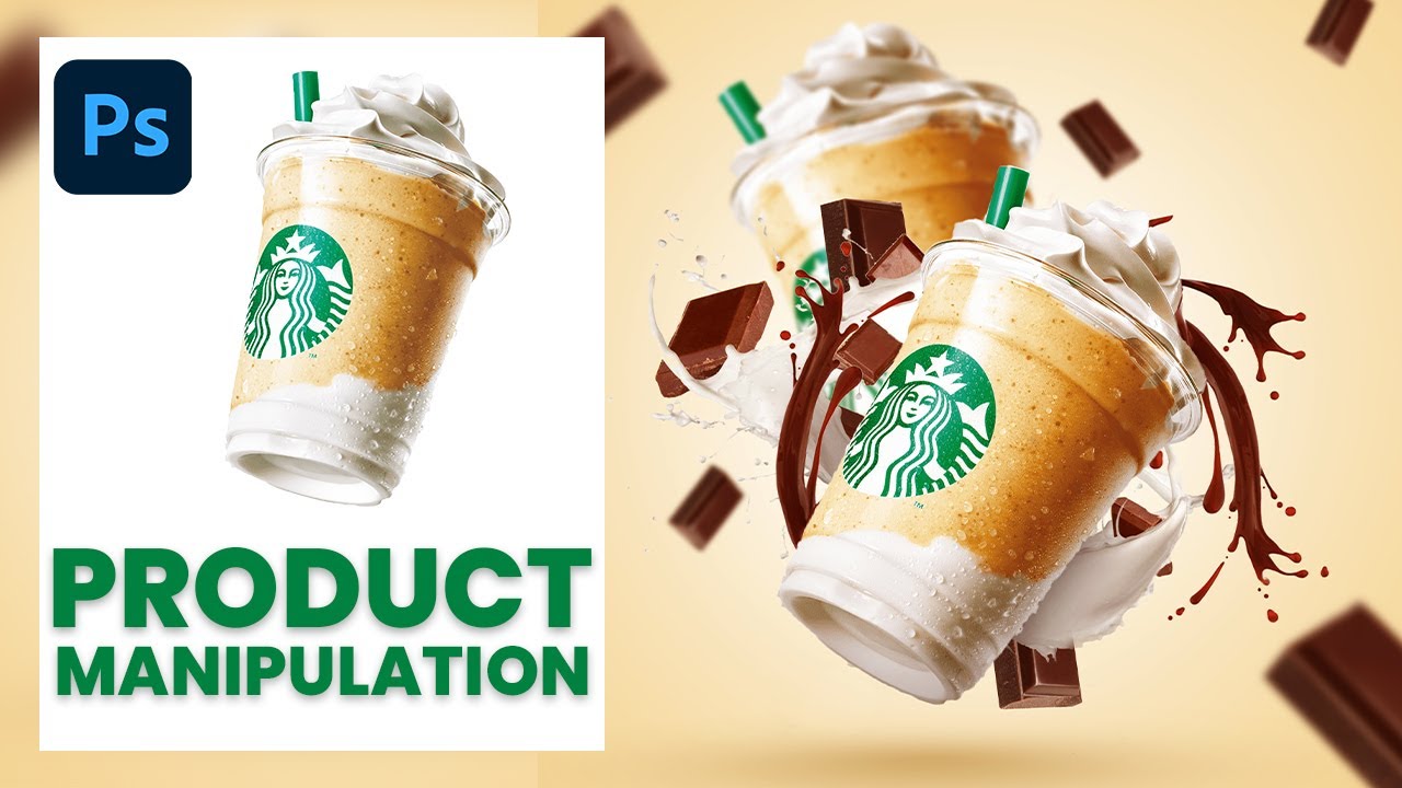 Watch Afis Publicitar Pentru Un Produs Now Product Manipulation Design Tutorial in Photoshop STARBUCKS