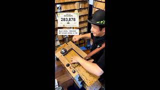 Download lagu NEXT GOAL「283,600」 StreetOrgan MUSIC LIVE🎩🌀♪　Hand made Instrument & Music Card mp3