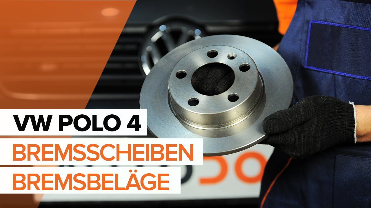 Wie VW Polo 9N Bremsbeläge hinten wechseln - Anleitung