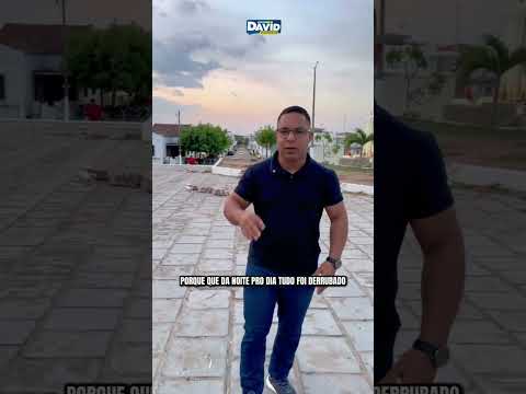 David Vasconcelos questiona gasto de R$ 1 milhão em nova praça em Groaíras #politica #ceará