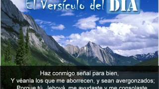 Miniatura del video: El versiculo del dia .com - Salmos 86 v17