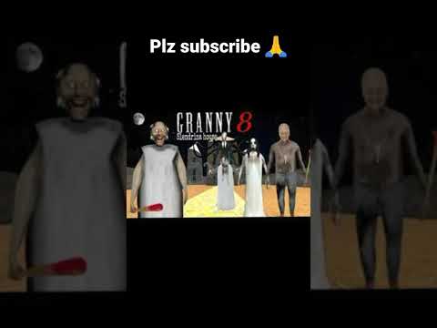 Granny 1,2,3,4,5,6,7,8,9,10,11,12 All version 2024#youtubeshorts #gaming #grannykill #grannygame