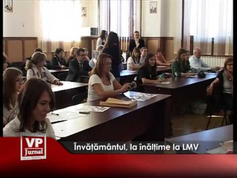 Învățământul, la înălțime la LMV