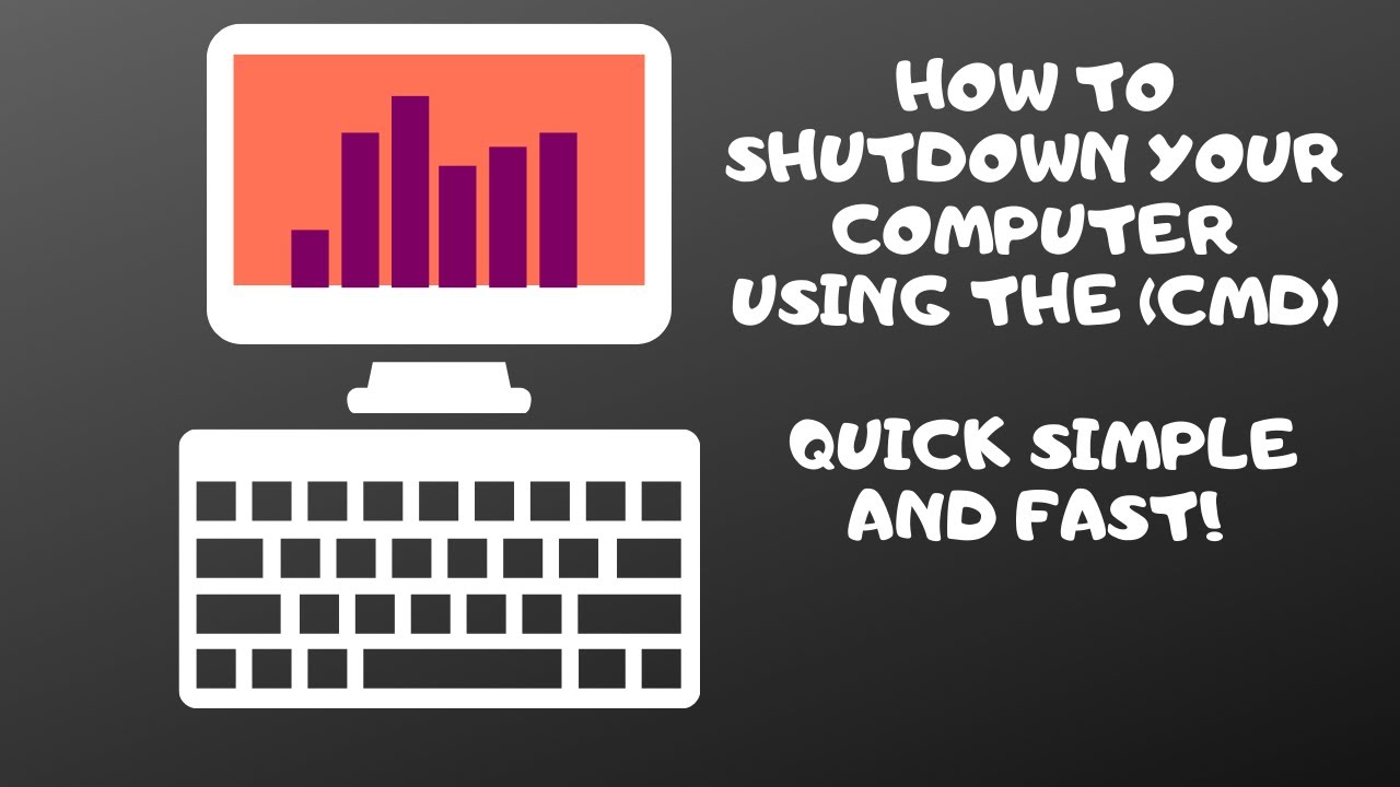 How to shut down your computer via Command prompt (CMD)