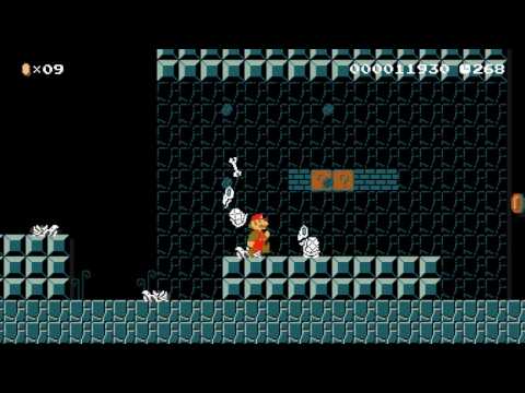 Super Mario Maker Levels: "Dry Bone Stroll"