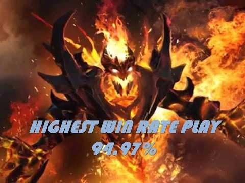 World's Highest Win Rate Player Game play Dota 2