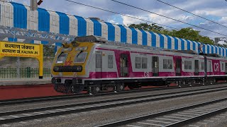 Mumbai Local Train  CSMT-Kalyan Fast Local  Thane-