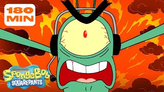 3 Hours of Plankton Causing Chaos! 💥 | SpongeBob