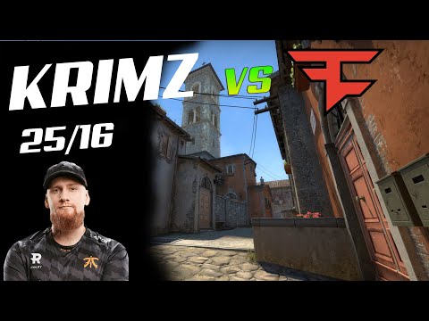 CSGO GOTV POV FNATIC KRIMZ(25/16) VS FAZE CLAN INFERNO ESL Pro League Season 12 Europe