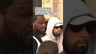 Watch Dr. Dre, Eminem, Snoop Dogg and 50 Cent pose together at Walk of Fame ceremony