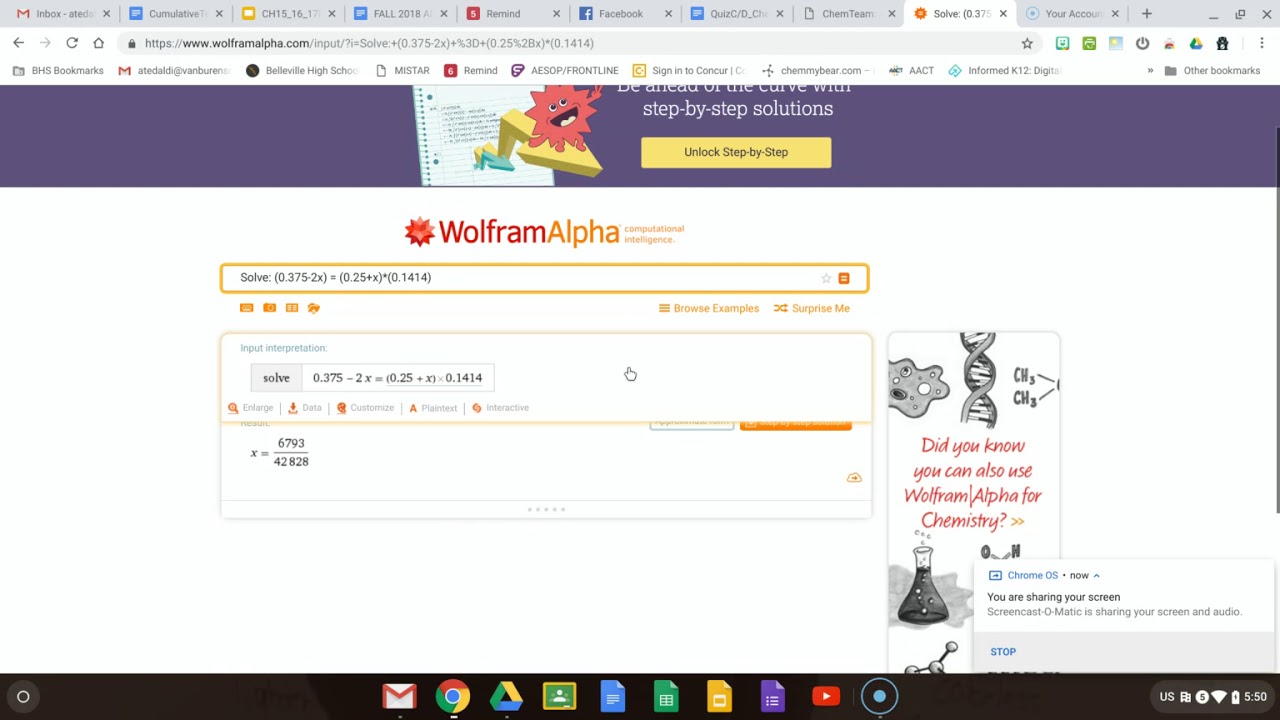 Wolfram Alpha for Quadratics