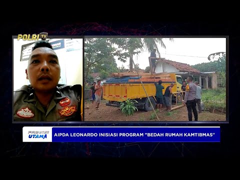 LIVE - AIPDA LEONARDO KISWANTO BHABINKAMTIBMAS LAKSANAKAN BEDAH RUMAH