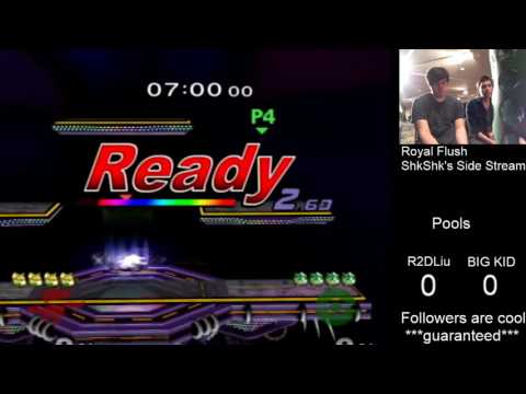 Royal Flush SSBM Pools - EGtv | R2DLiu (Fox) vs  BIG KID (Jigglypuff)