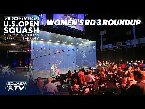 Squash: Women's Rd 3 Roundup Pt. 1 - US Open 2018