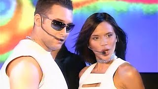 Victoria Beckham &amp; True Steppers, Dane Bowers - Out Of Your Mind (Live at TOTP 2000) • HD
