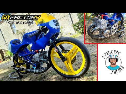 Elle Arrache les Bras 😱😱 MBK 51 Vertical Twin ( Bi Moteur ) by 50 Factory