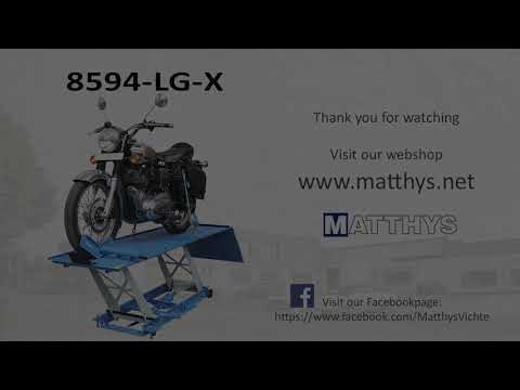 Matthys motorheftafel / table élévatrice moto 8594-LG-X