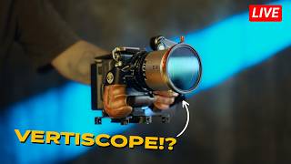 Testing Vertiscope Anamorphic... CAMERA Q&A LIVESTREAM 🔴