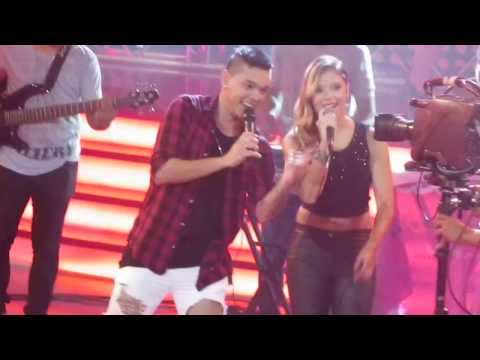 Brian Lanzelotta & Karen Britos. Traicionera. Pasion de sabado 27/04 (desde la tribuna)